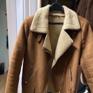 Faux shearling jacket